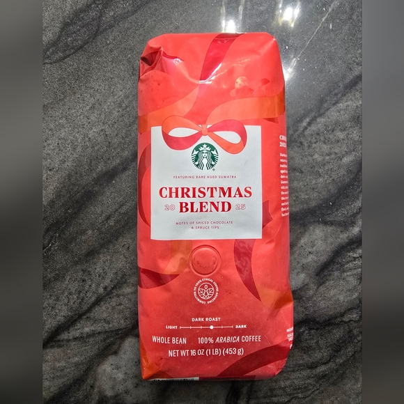 3 lbs SEALED Authentic Starbucks Limited Edition Holiday Blend Whole Bean Coffee - Picture 3 of 5
